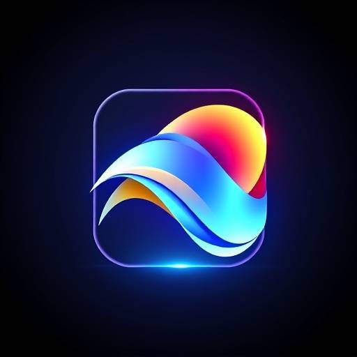 Motion graphics icon, a dynamic animation